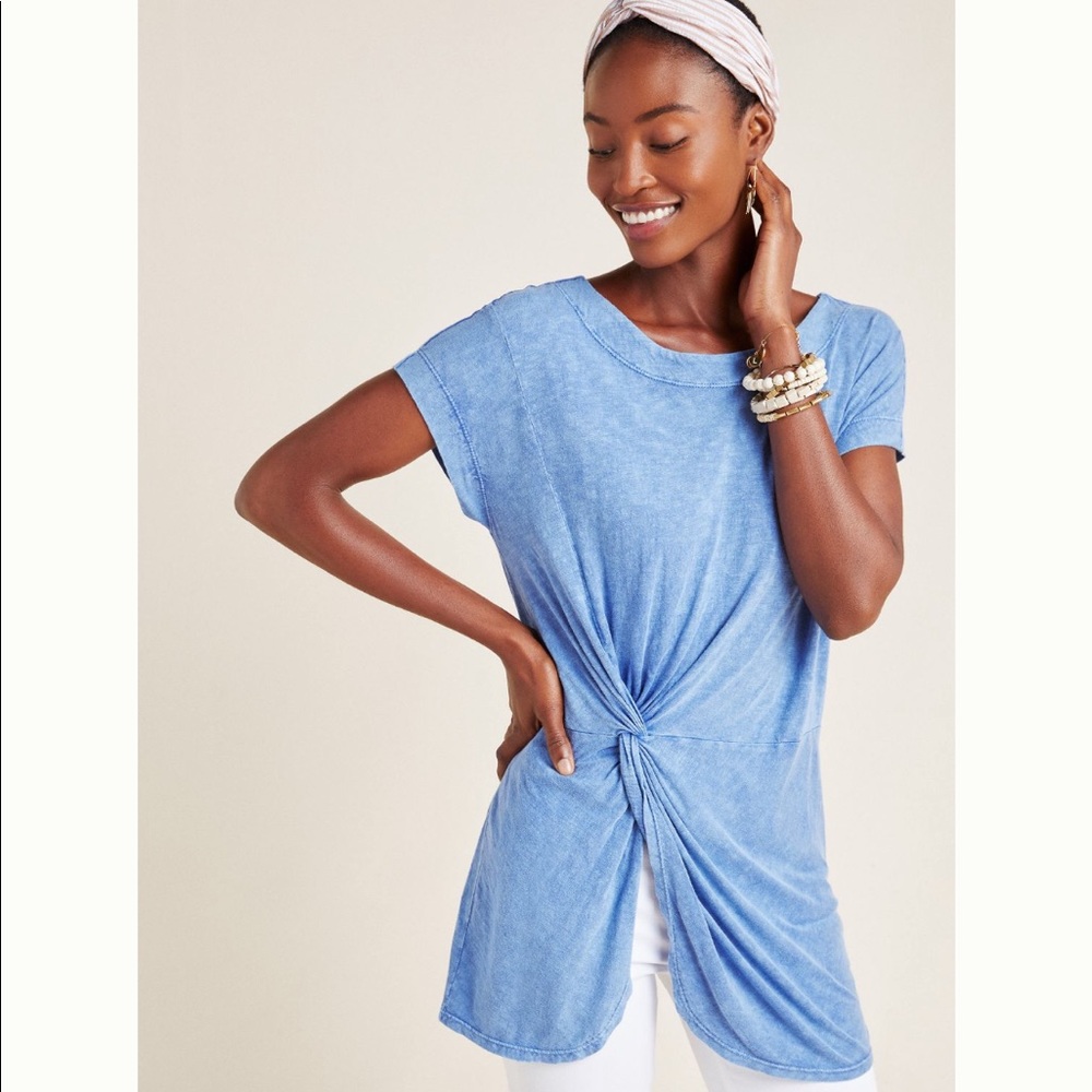 Anthropologie Jolie Knotted Tunic